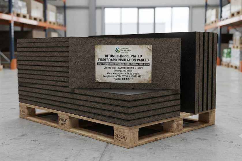 Bitumen-Impregnated Fibreboard Insulation Panels